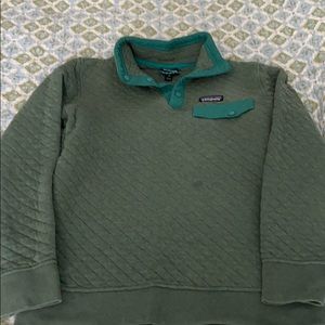 Patagonia organic cotton snap pullover size xs